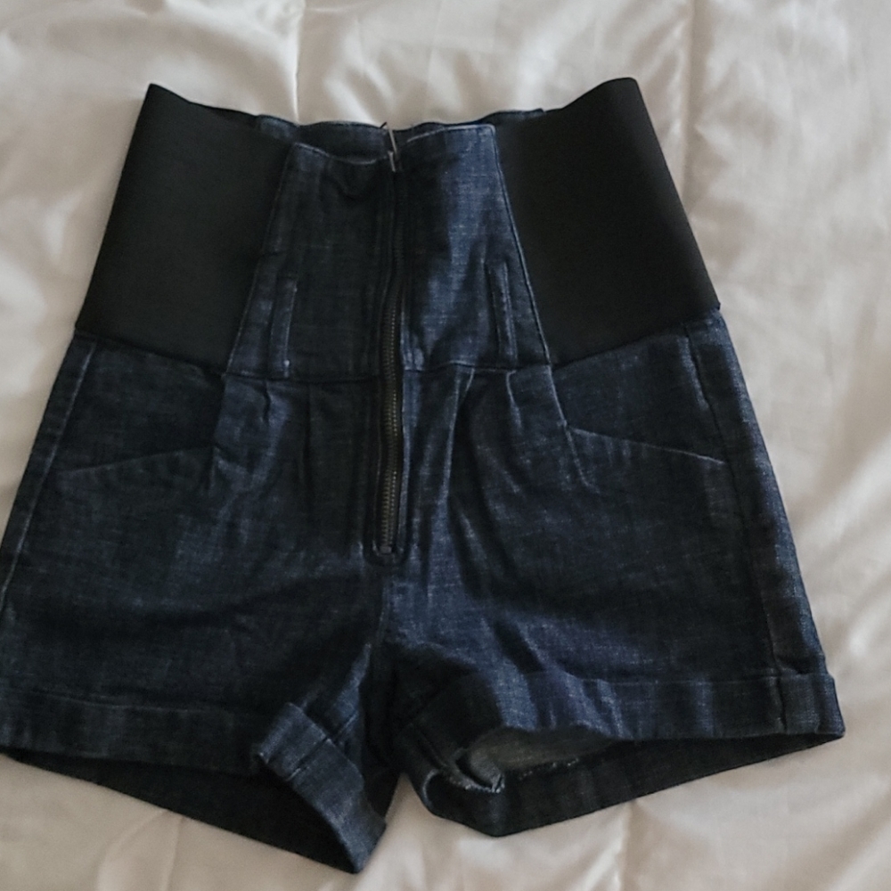 Denim shorts